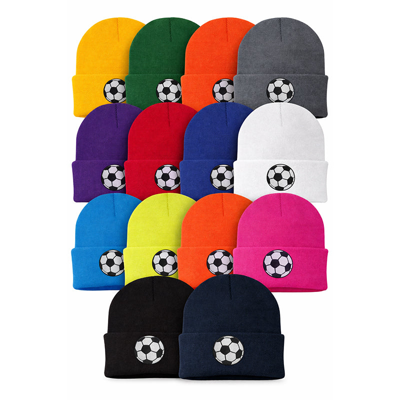 soccer beanies in all colors