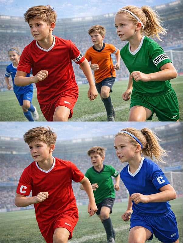 C and Captain on kids