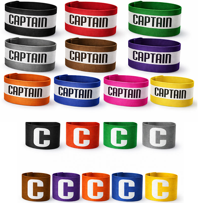 Soccer Captain Armband – Elastic C or CAPTAIN (Youth & Adult)