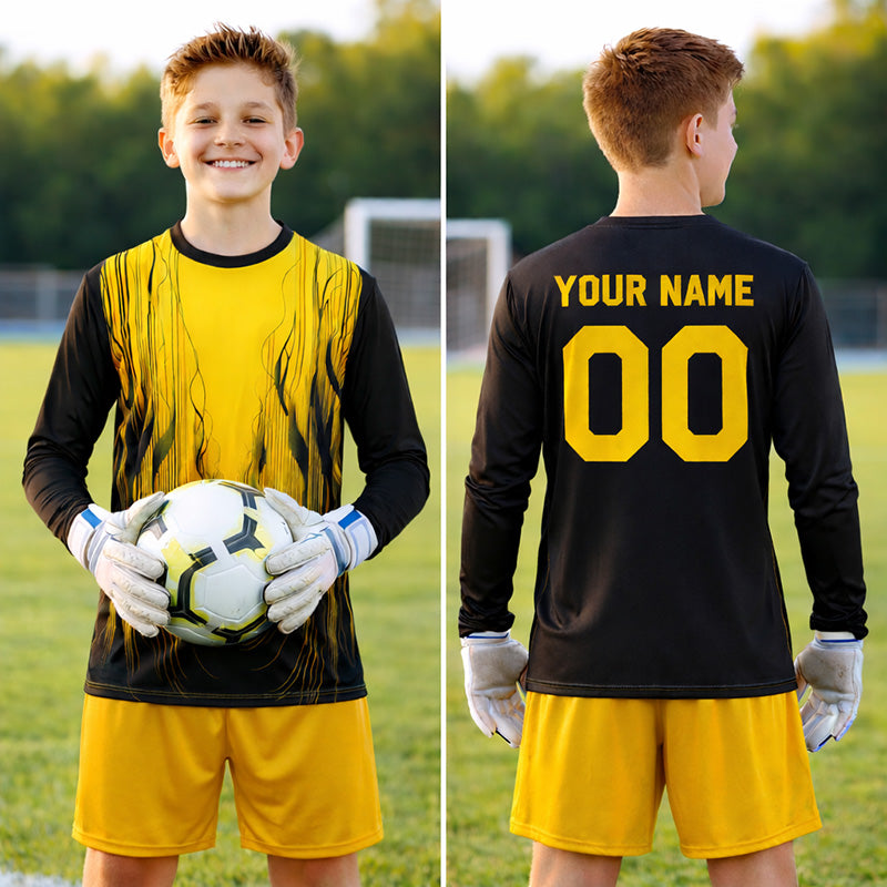 Sentinel Gold Goalkeeper Jersey – Custom GK Kit – Unisex,