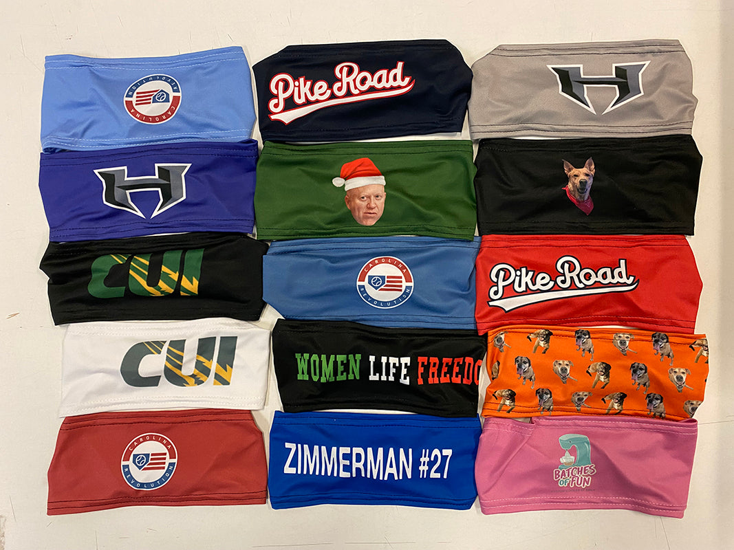 Custom wide headband