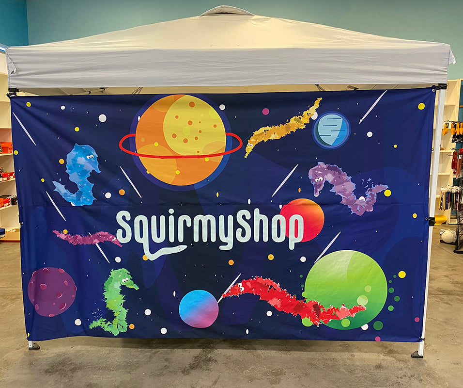 Canopy wall banner