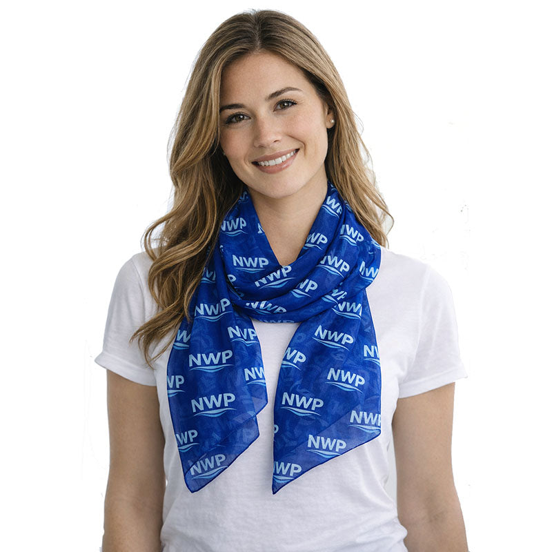 Custom Sublimation Chiffon Scarf – Lightweight, Full Color Print