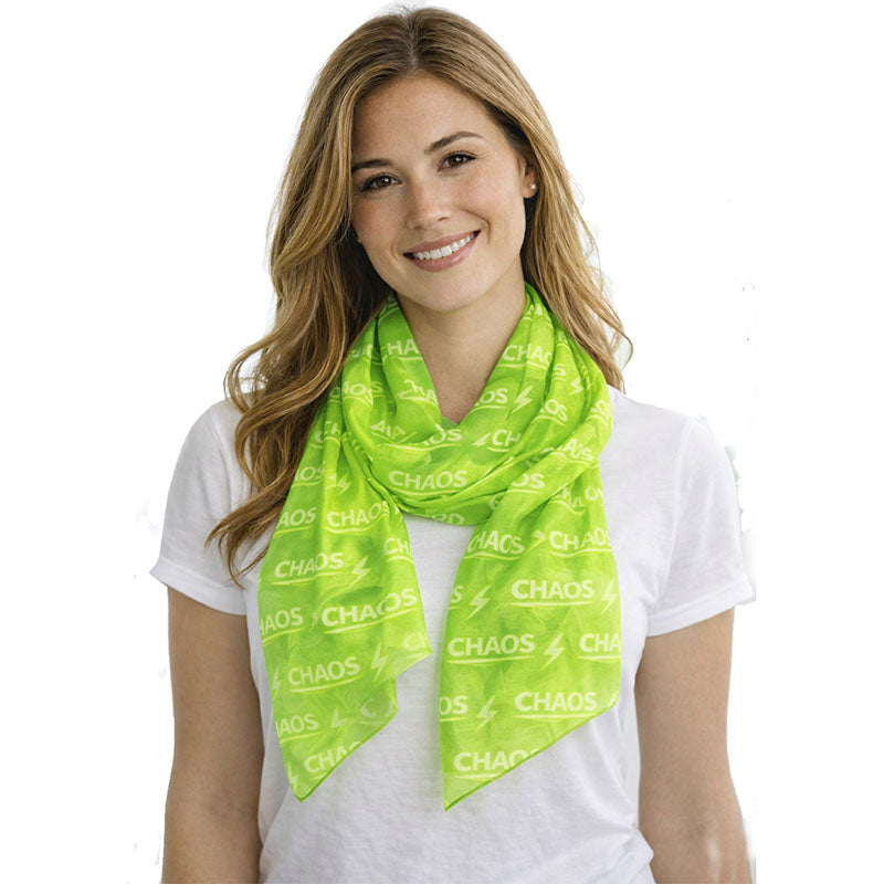 Custom Sublimation Chiffon Scarf – Lightweight, Full Color Print