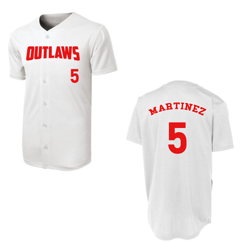 Outlaw Button up baseball jersey
