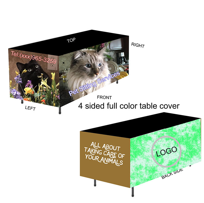 Custom full color table cover
