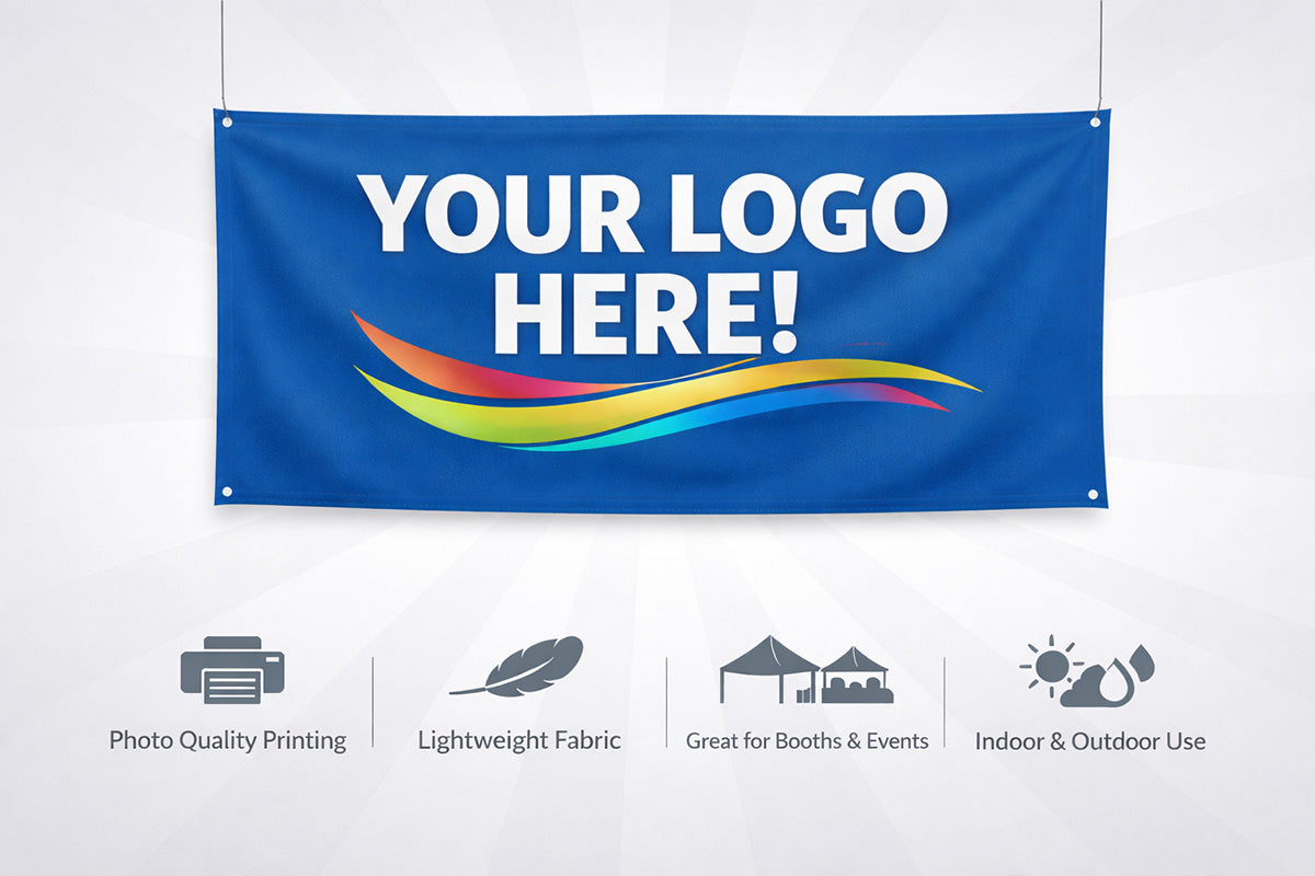 Custom Fabric Banner – 600D Tent Material | Photo Quality Printing